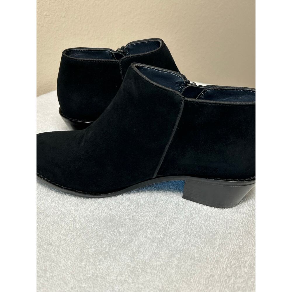 Vionic Black Joy Serena Suede Ankle Boots - Picture 5 of 10